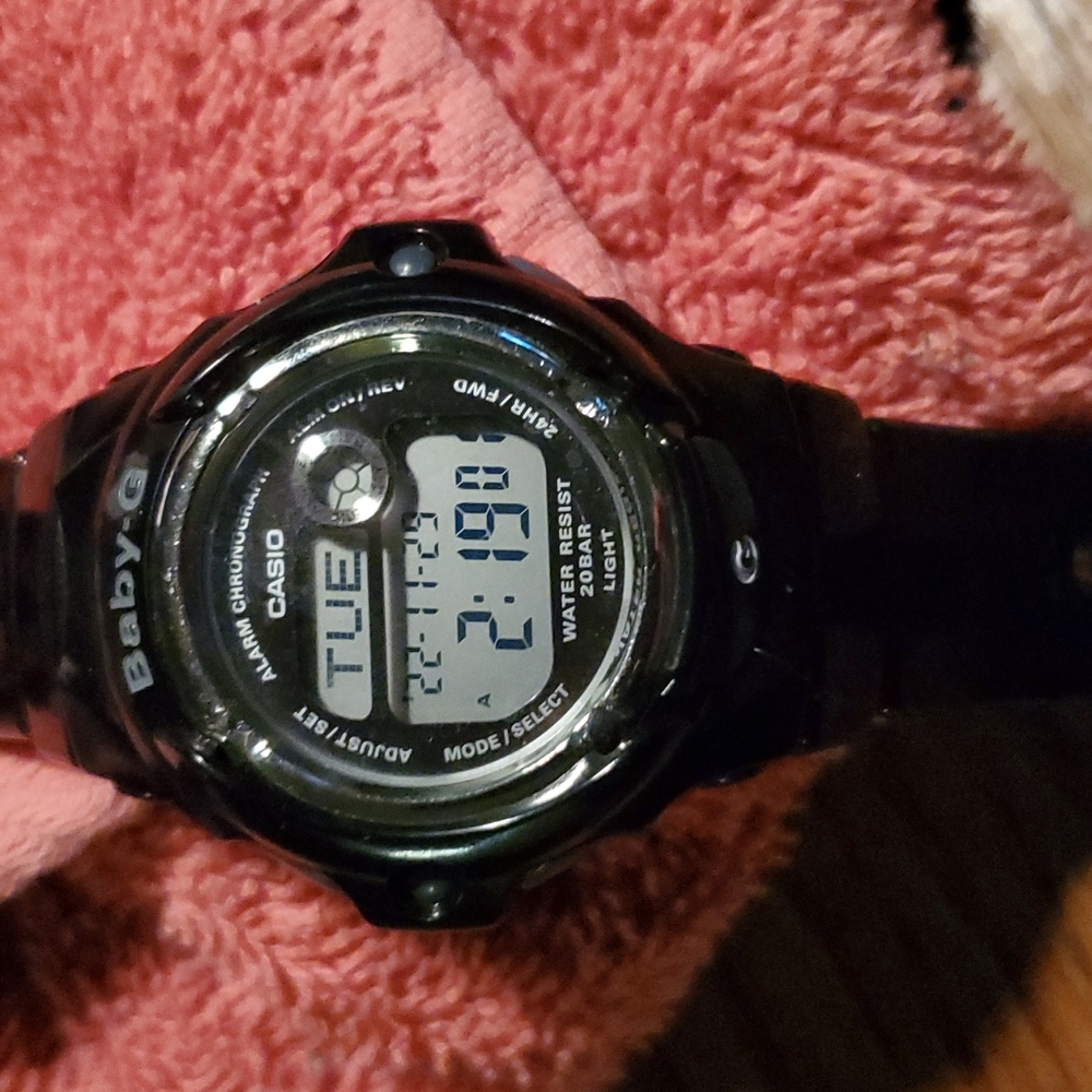 Womens Casio Baby G Quartz Wrist Watch